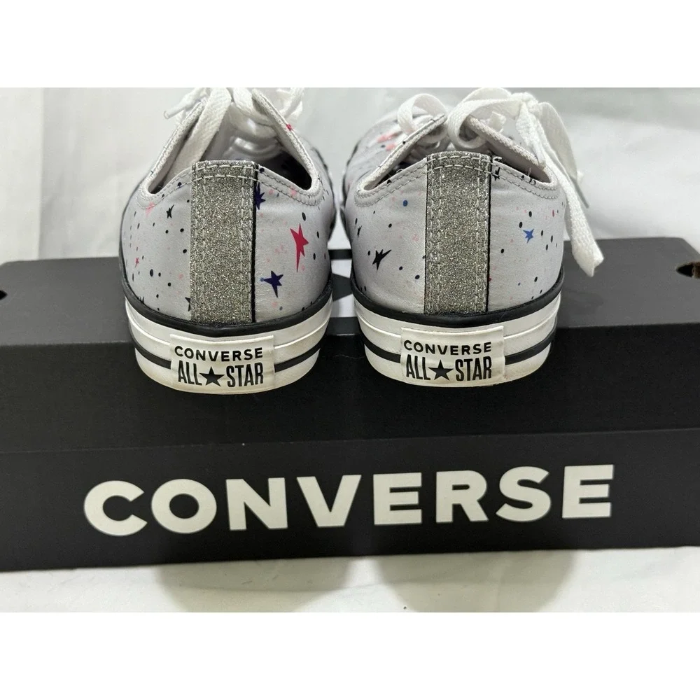 Converse‎ Juniors Girl's Stars Multicolor Sneakers Size 6